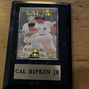 Cal Ripken Jr plaque. Great shape